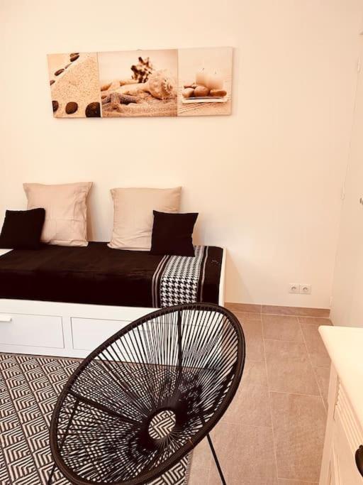 Studio Jardin Privatif 300M De La Plage 圣马克西姆 外观 照片
